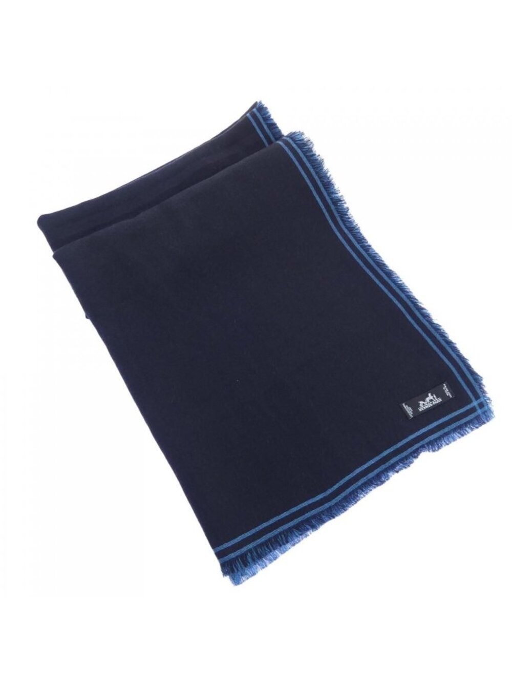 Hermes Shawl Scarf Black
